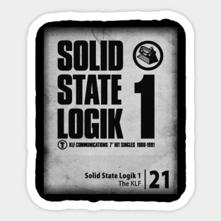 Solid State Logik // Minimalist Fanart Tribute Sticker